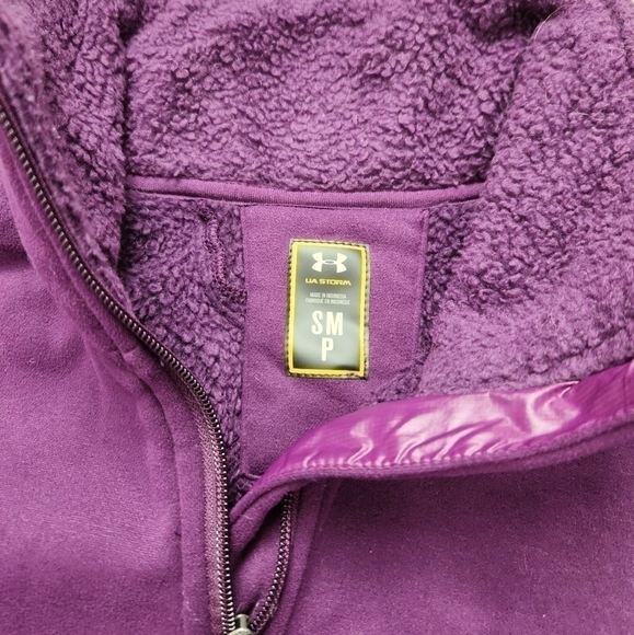 Under Armour Fleece Jacket Small Petite - Picture 6 of 6